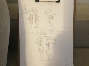 Artwork titled "Hestadil", submitted by Avery M on February 21, 2025.