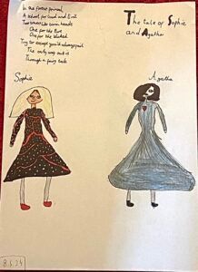 Artwork titled "The tale of Sophie and Agatha", submitted by Bory on February 21, 2025.