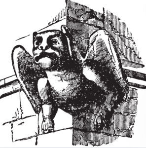 Artwork titled "The gargoyle", submitted by Hadley Hayes on February 21, 2025.