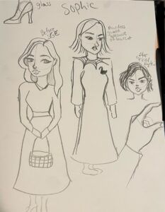 Artwork titled "Sophie ( the best character)", submitted by Caleb Croteau on February 21, 2025.