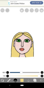 Artwork titled "Sophie", submitted by Hi lll on February 21, 2025.