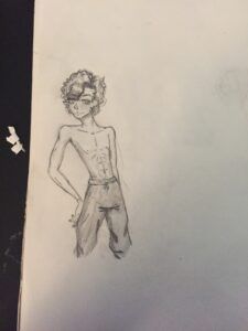 Artwork titled "japeth fanart", submitted by sofia on February 21, 2025.