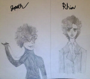 Artwork titled "Rhain & Japeth", submitted by Emma Harrison on February 21, 2025.