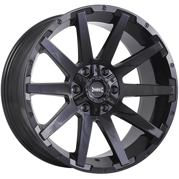 Ruffino Hard 20" × 9.0 Alloy Wheel | 6x135/6x139.7 | Gloss Black 20" × 9.0" 6x135/6x139.7 Wheel