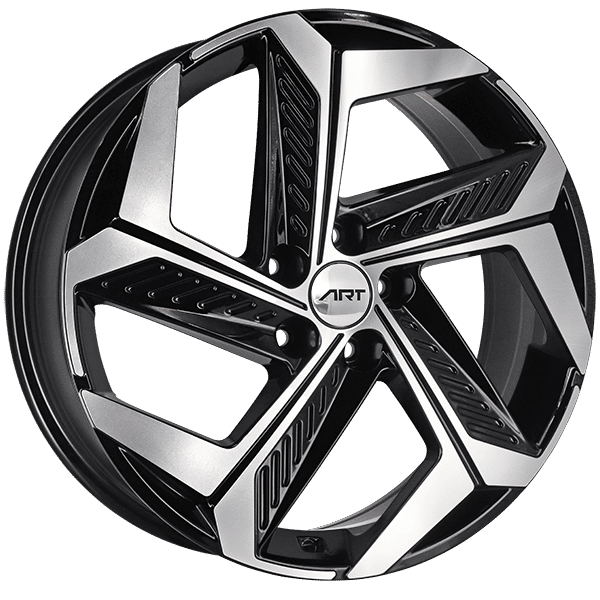 Art Replica 19" × 7.5 Alloy Wheel | 5x114.3 | Gloss Black - Machined Face 19" × 7.5" 5x114.3 Wheel