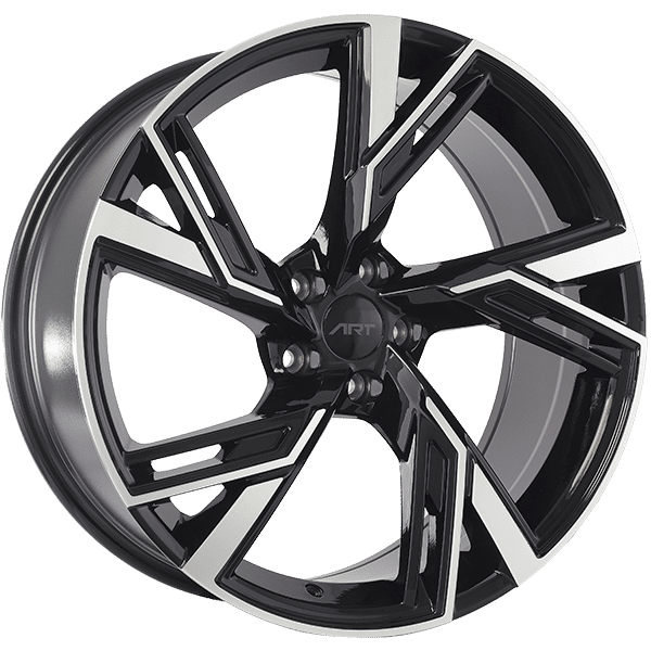 Art Replica 20" × 9.0 Alloy Wheel | 5x112 | Gloss Black - Machined Face 20" × 9.0" 5x112 Wheel