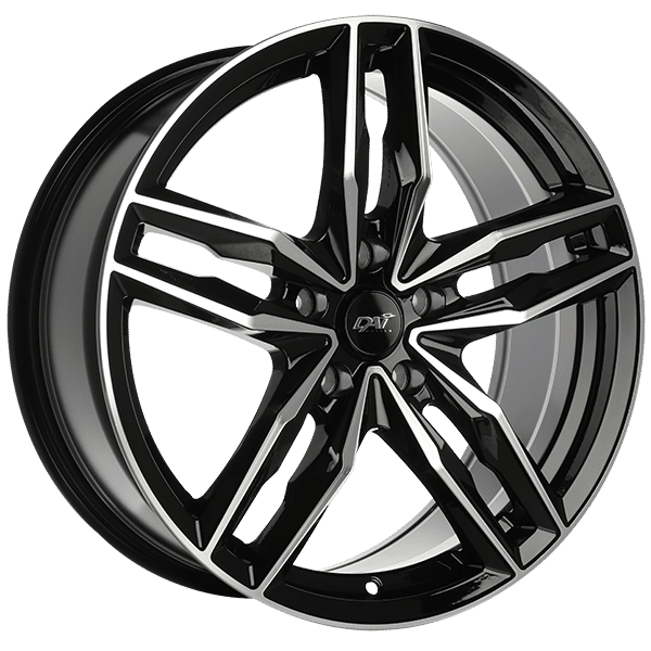 Dai Wheels 17" × 7.5 Alloy Wheel | 5x114.3 | Gloss Black - Machined Face 17" × 7.5" 5x114.3 Wheel