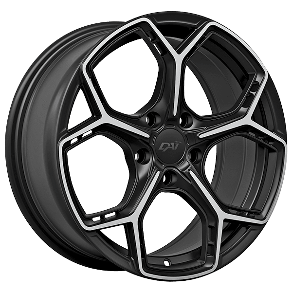 Dai Wheels 17" × 7.5 Alloy Wheel | 5x114.3 | Gloss Black - Machined Face 17" × 7.5" 5x114.3 Wheel