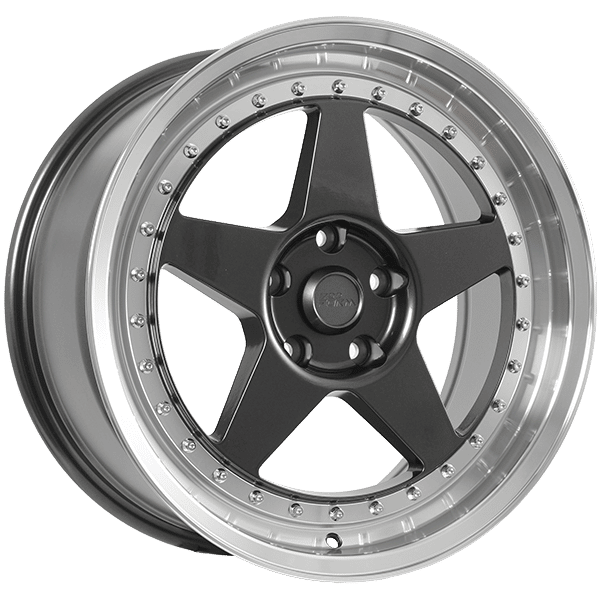 720 Form 18" × 8.5 Alloy Wheel | 5x114.3 | Gunmetal - Machined Lip 18" × 8.5" 5x114.3 Wheel