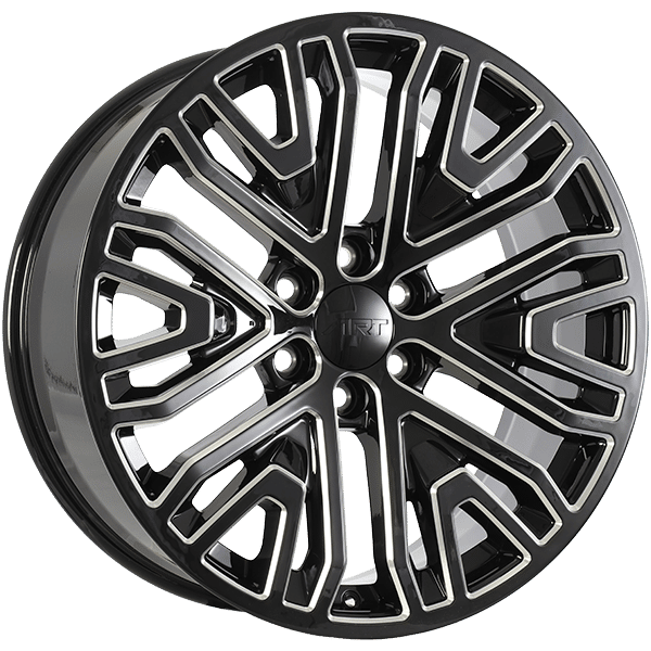 Art Replica 22" × 9.0 Alloy Wheel | 6x139.7 | Gloss Black - Milled Edge 22" × 9.0" 6x139.7 Wheel