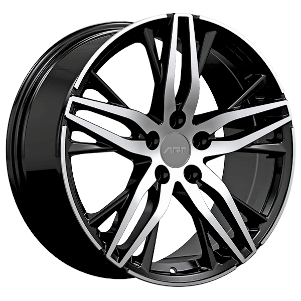 Art Replica 19" × 8.5 Alloy Wheel | 5x114.3 | Gloss Black - Machined Face 19" × 8.5" 5x114.3 Wheel