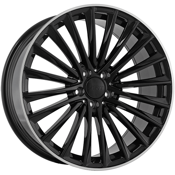 Art Replica 20" × 8.5 Alloy Wheel | 5x112 | Gloss Black - Machined Lip 20" × 8.5" 5x112 Wheel