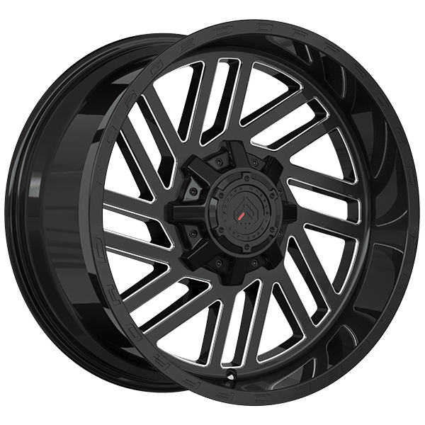 Forged Wheels 20" Γ 10.0 Alloy Wheel | 6x135/6x139.7 | Gloss Black - Milled Edge