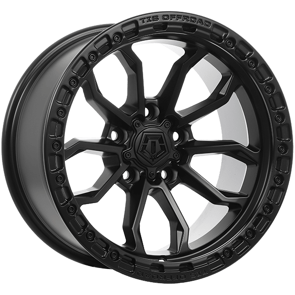 Tis Wheels 17" × 9.0 Alloy Wheel | 5x127 | Satin Black 17" × 9.0" 5x127 Wheel
