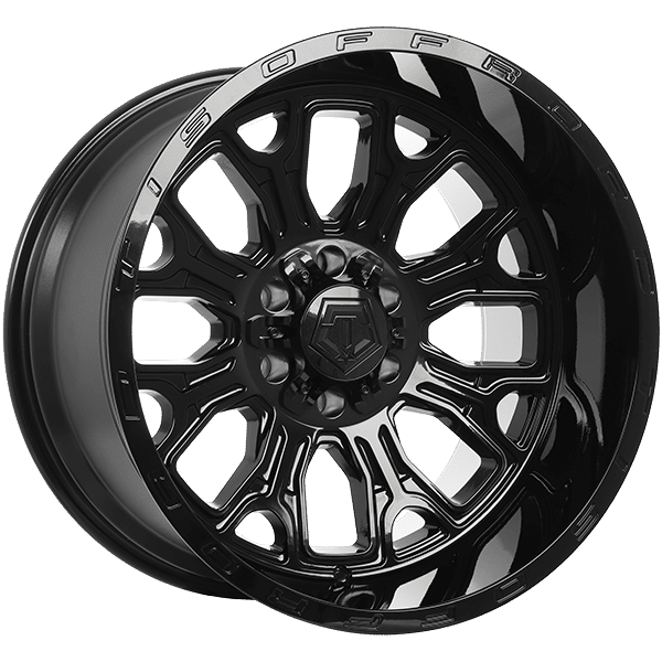Tis Wheels 20" × 12.0 Alloy Wheel | 6x135/6x139.7 | Gloss Black 20" × 12.0" 6x135/6x139.7 Wheel