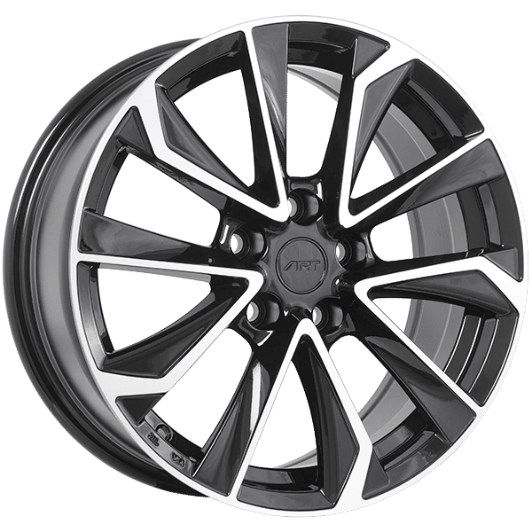 Art Replica 19" × 7.5 Alloy Wheel | 5x114.3 | Gloss Black - Machined Face 19" × 7.5" 5x114.3 Wheel