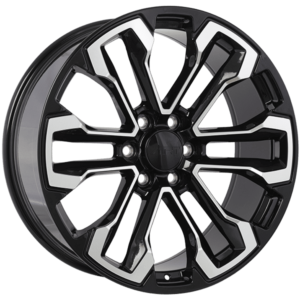Art Replica 22" × 9.0 Alloy Wheel | 6x139.7 | Gloss Black - Machined Face 22" × 9.0" 6x139.7 Wheel