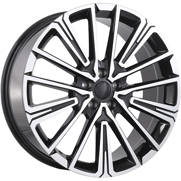 Art Replica 20" × 8.0 Alloy Wheel | 5x112 | Gloss Black - Machined Face 20" × 8.0" 5x112 Wheel