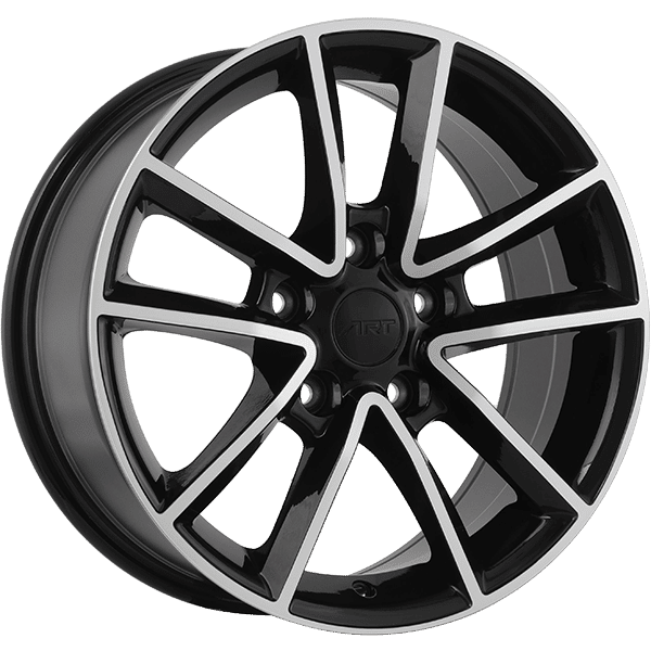 Art Replica 17" Γ 7.5 Alloy Wheel | 5x127 | Gloss Black - Machined Face