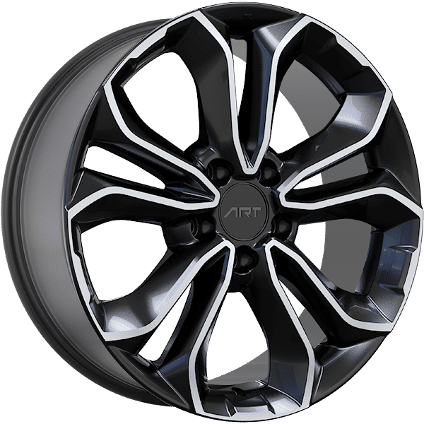 Art Replica 18" × 7.5 Alloy Wheel | 5x120 | Gloss Black - Machined Face 18" × 7.5" 5x120 Wheel