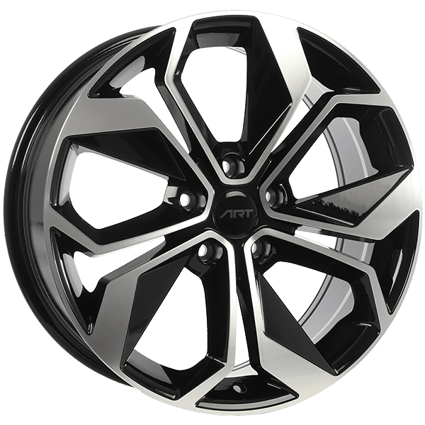 Art Replica 17" × 7.0 Alloy Wheel | 5x115 | Gloss Black - Machined Face 17" × 7.0" 5x115 Wheel