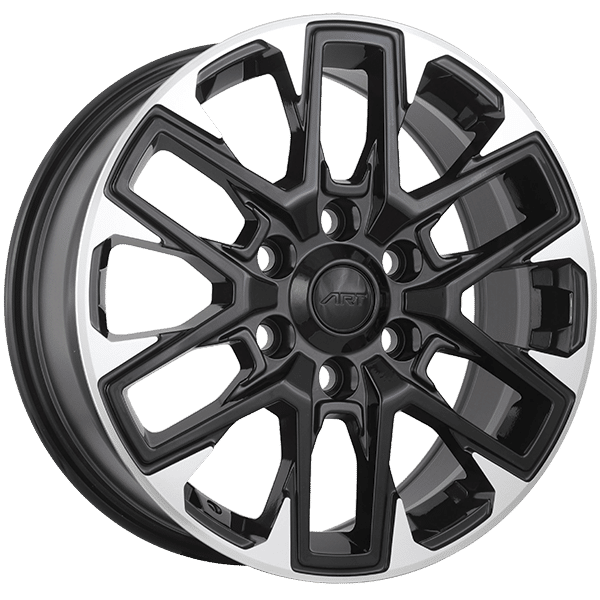 Art Replica 18" × 7.5 Alloy Wheel | 6x139.7 | Gloss Black - Machined Face 18" × 7.5" 6x139.7 Wheel
