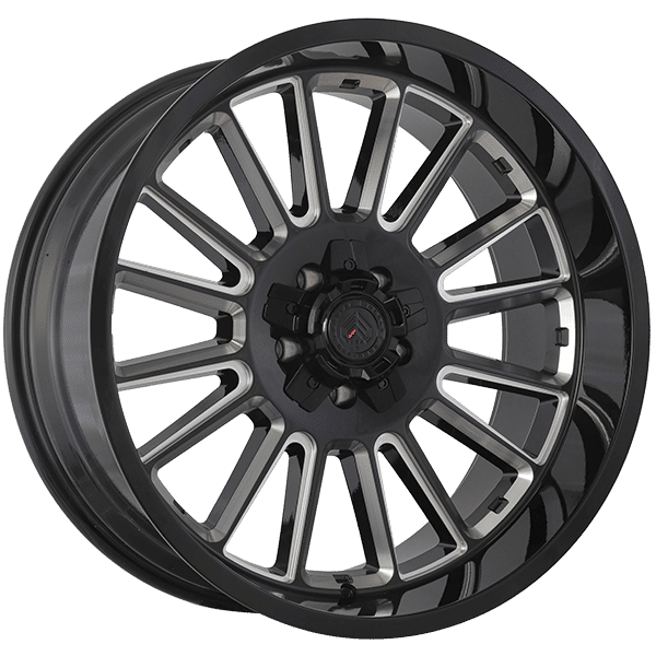 Forged Wheels 22" × 10.0 Alloy Wheel | 5x127/5x139.7 | Gloss Black - Milled Edge