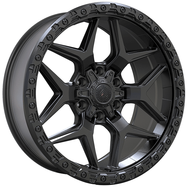 Forged Wheels 20" × 9.0 Alloy Wheel | 6x135/6x139.7 | Satin Black 20" × 9.0" 6x135/6x139.7 Wheel