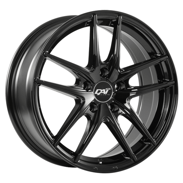 Dai Wheels 17" × 7.5 Alloy Wheel | 5x100 | Gloss Black 17" × 7.5" 5x100 Wheel