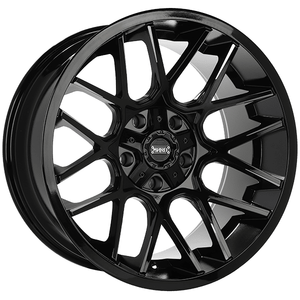 Ruffino Hard 20" Γ 10.0 Alloy Wheel | 6x135/6x139.7 | Gloss Black - Milled Edge