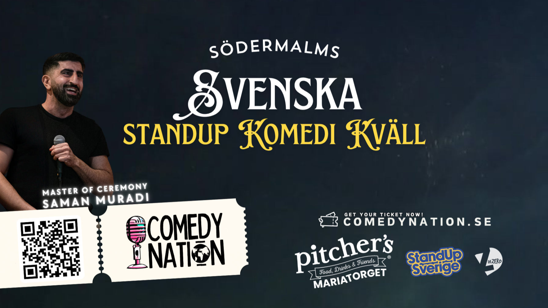 Södermalms Svenska Standup Komedi- Onsdag