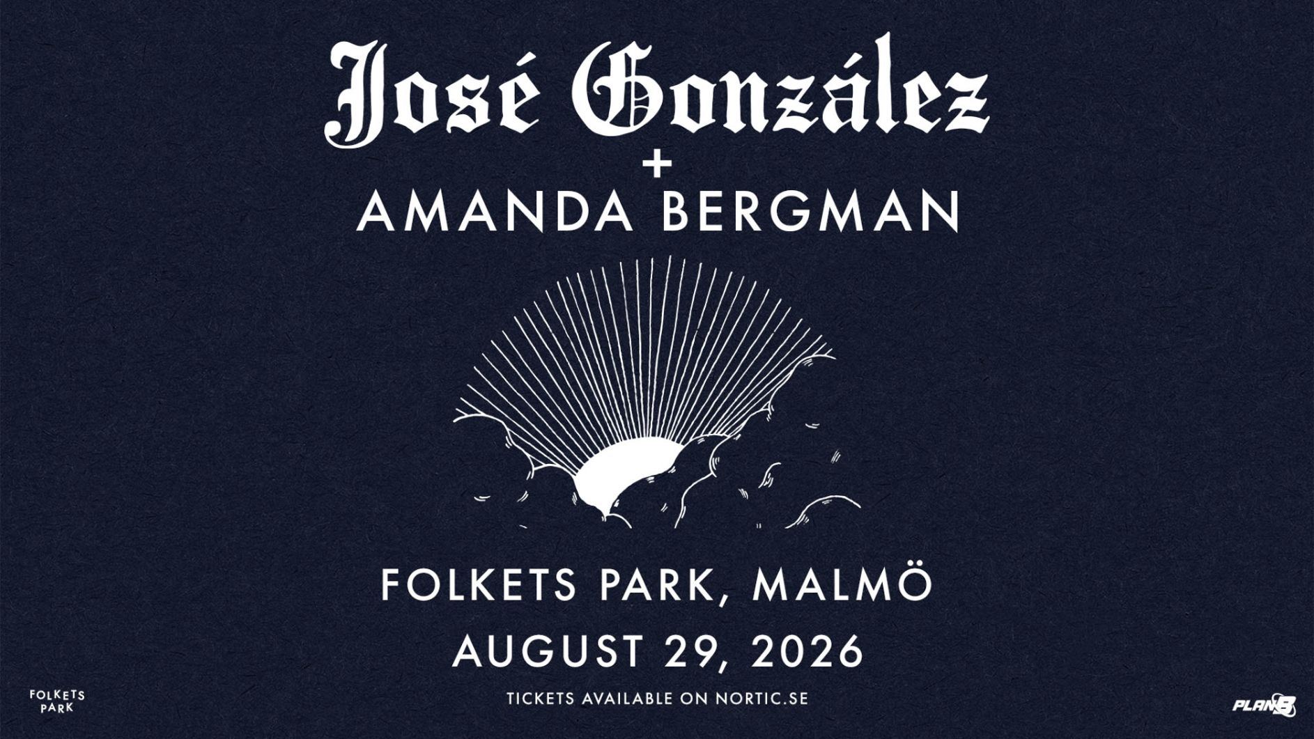José González + Amanda Bergman // Folkets Park - Malmö