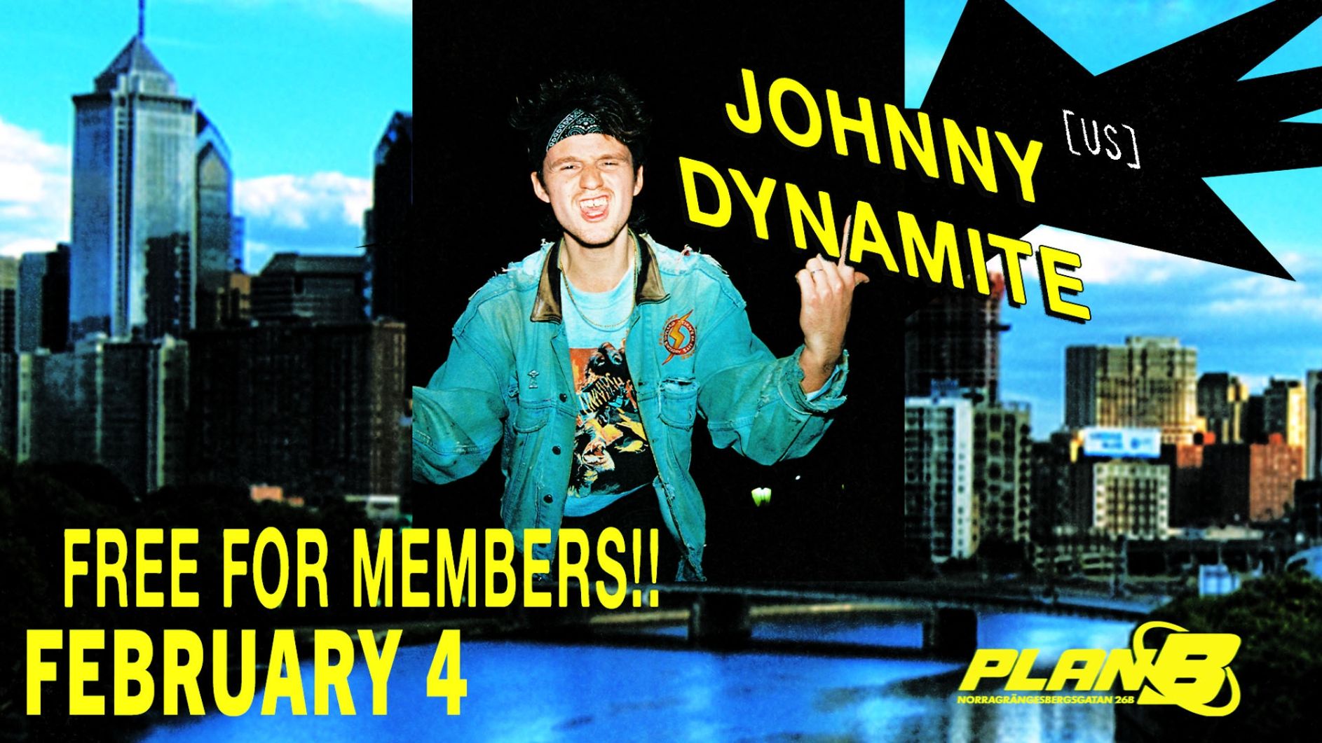 Johnny Dynamite (US) // Live at Plan B — Malmö