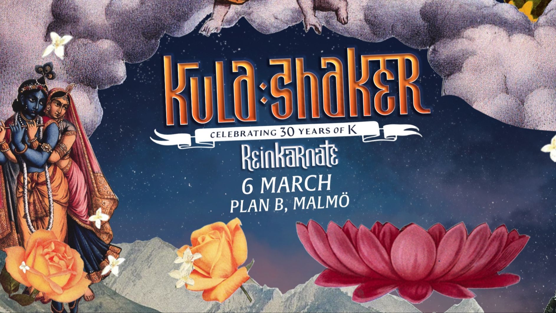 Kula Shaker (UK) - 30th anniversary // Live at Plan B — Malmö