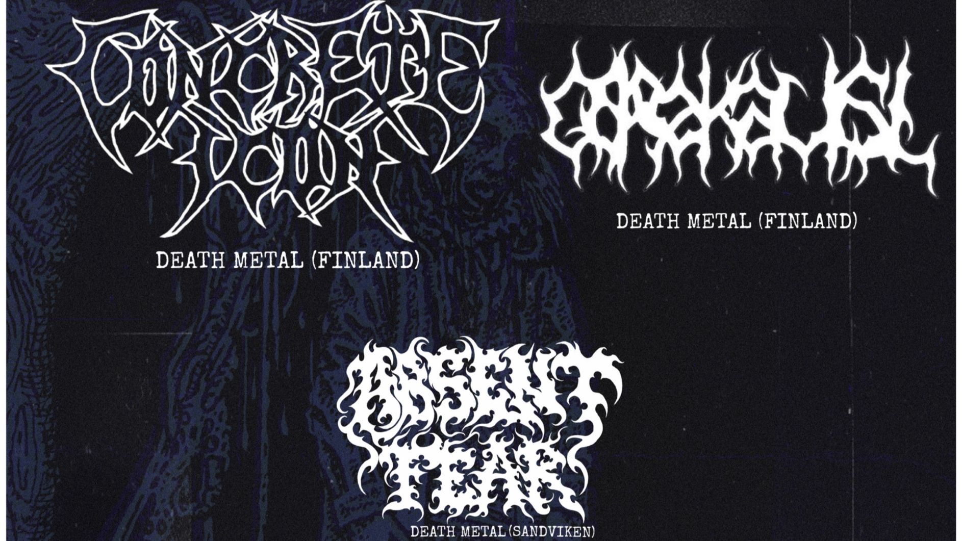 Gorekaust + Concrete Icon + Absent Fear Live @Klubb Fredagsmangel
