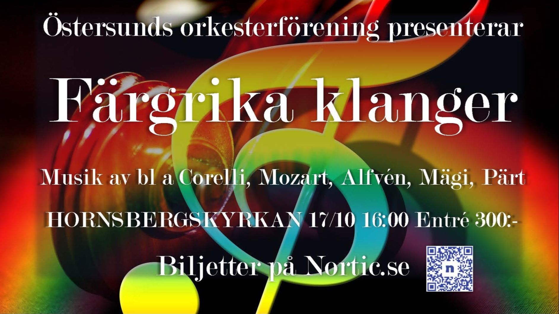 Färgrika klanger - Konsert ,ed Östersunds orkesterförening