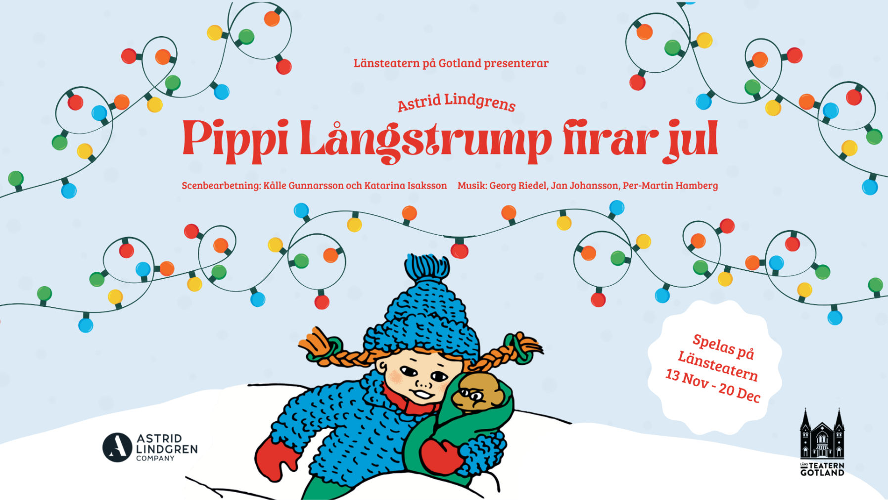 Pippi Långstrump firar jul