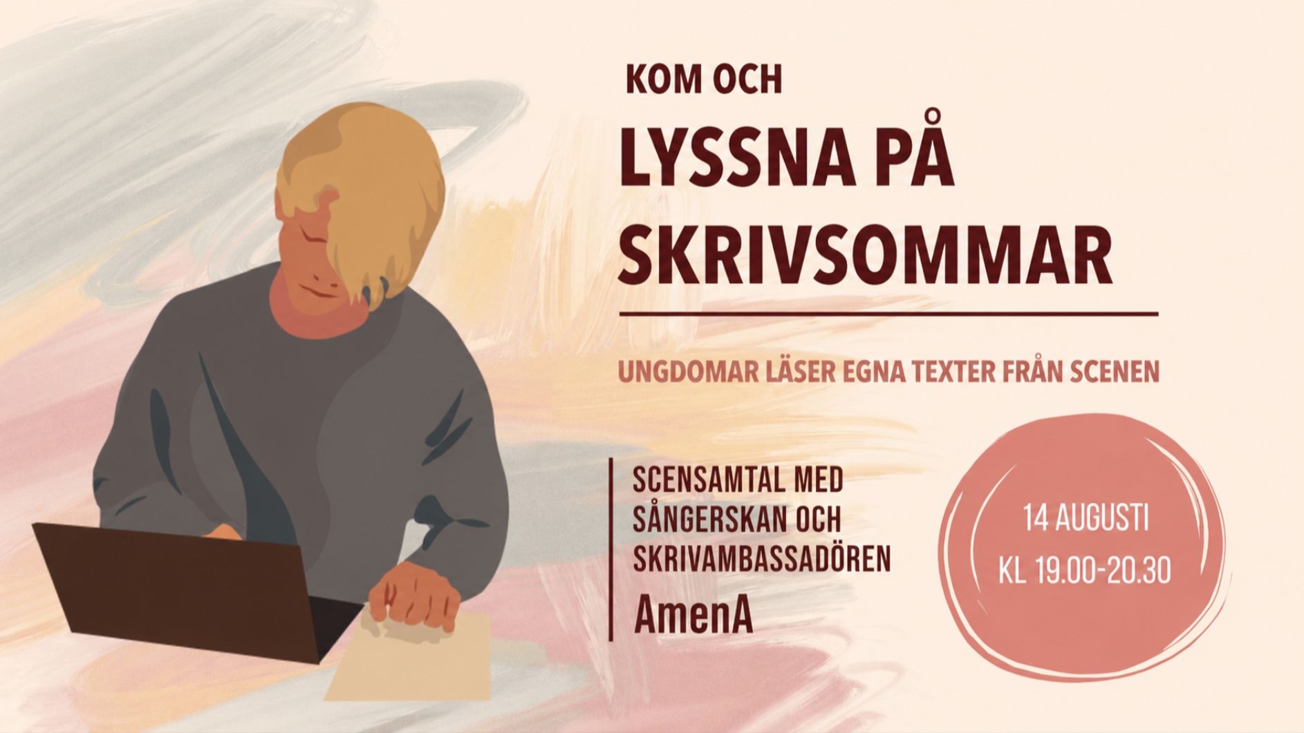I Foajén: Lyssna på skrivsommar