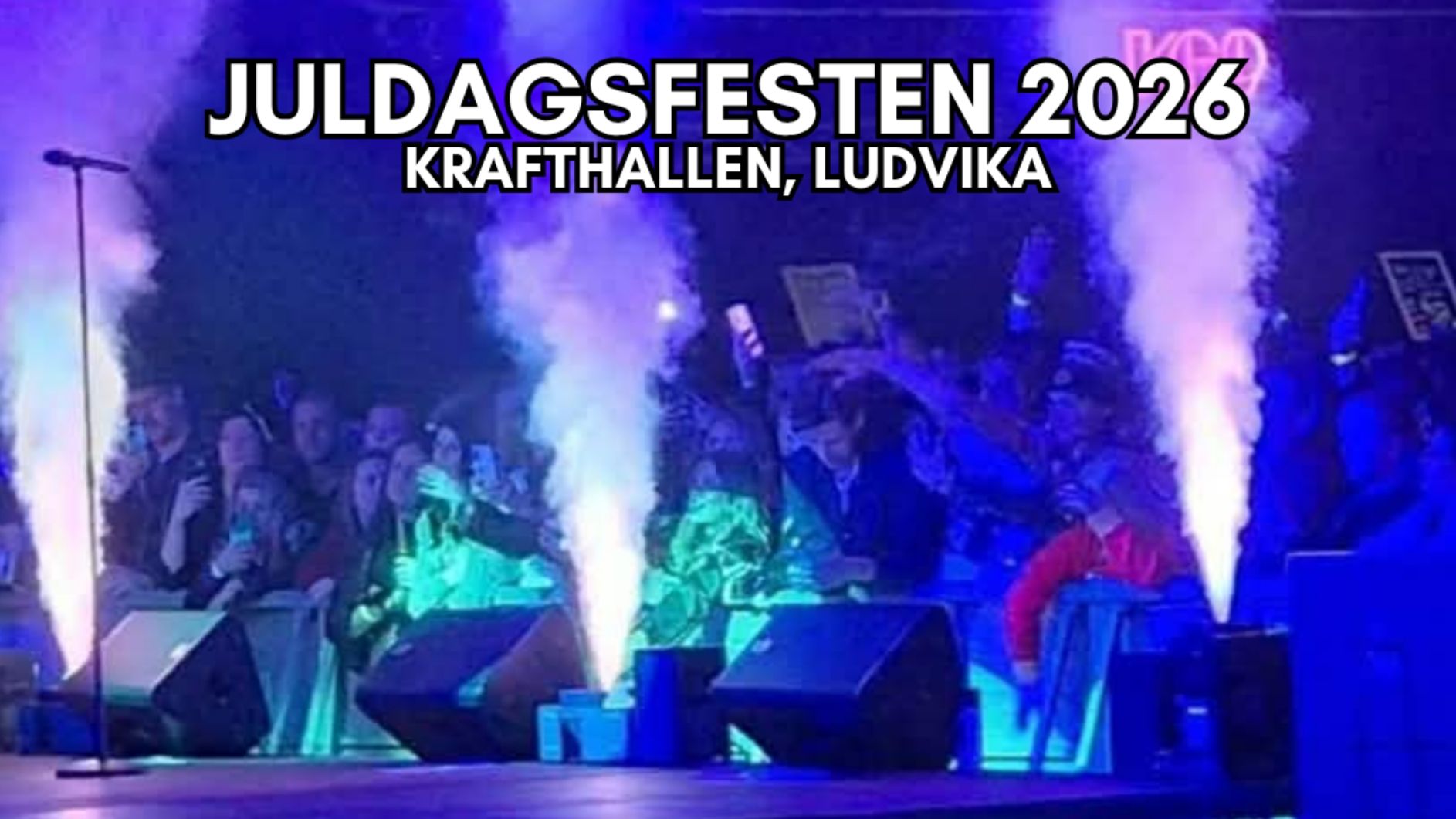 JULDAGSFESTEN 2026 - E-TYPE • RIVSTART • DJ @ KRAFTHALLEN LUDVIKA