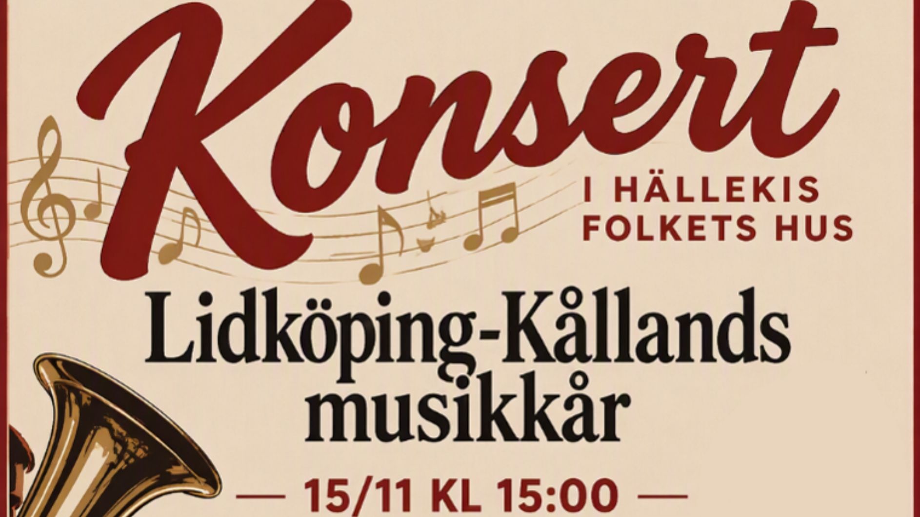 Höstkonsert i Hällekis Folkets Hus