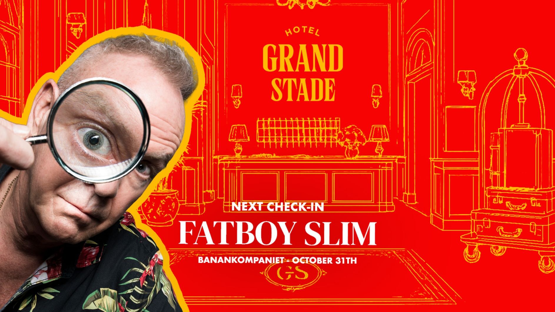 Fatboy Slim checks in at Hotel Grand Stade