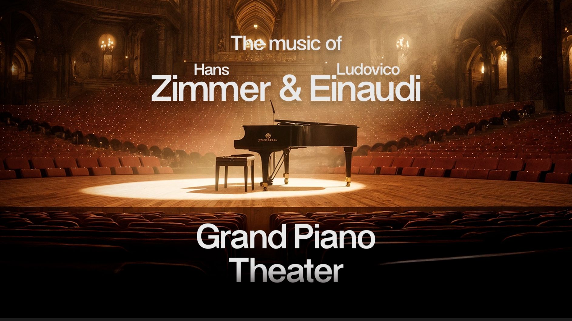 GRAND PIANO THEATER. Music by Hans Zimmer & Ludovico Einaudi