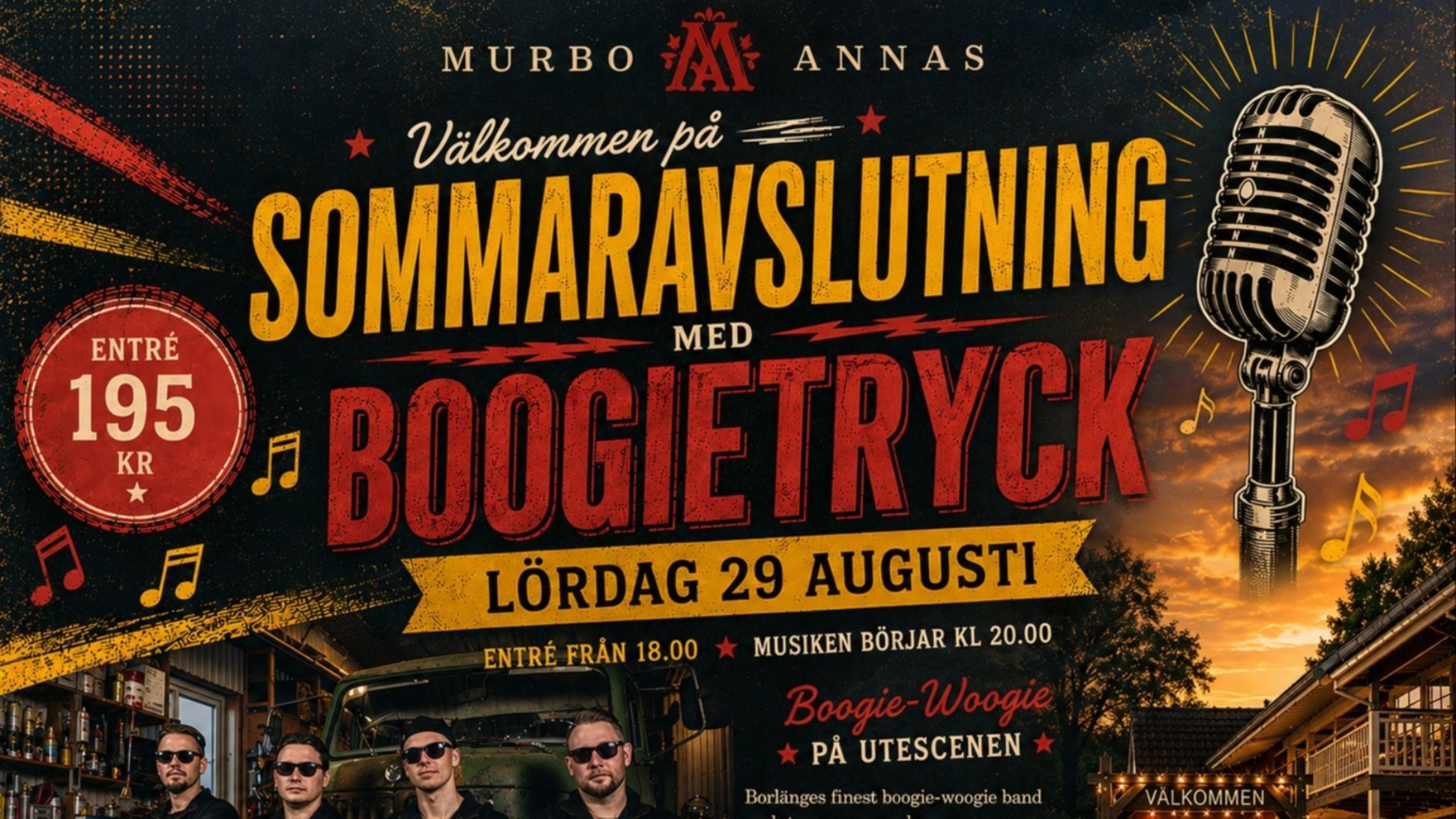 Säsongsavslutning med Boogietryck
