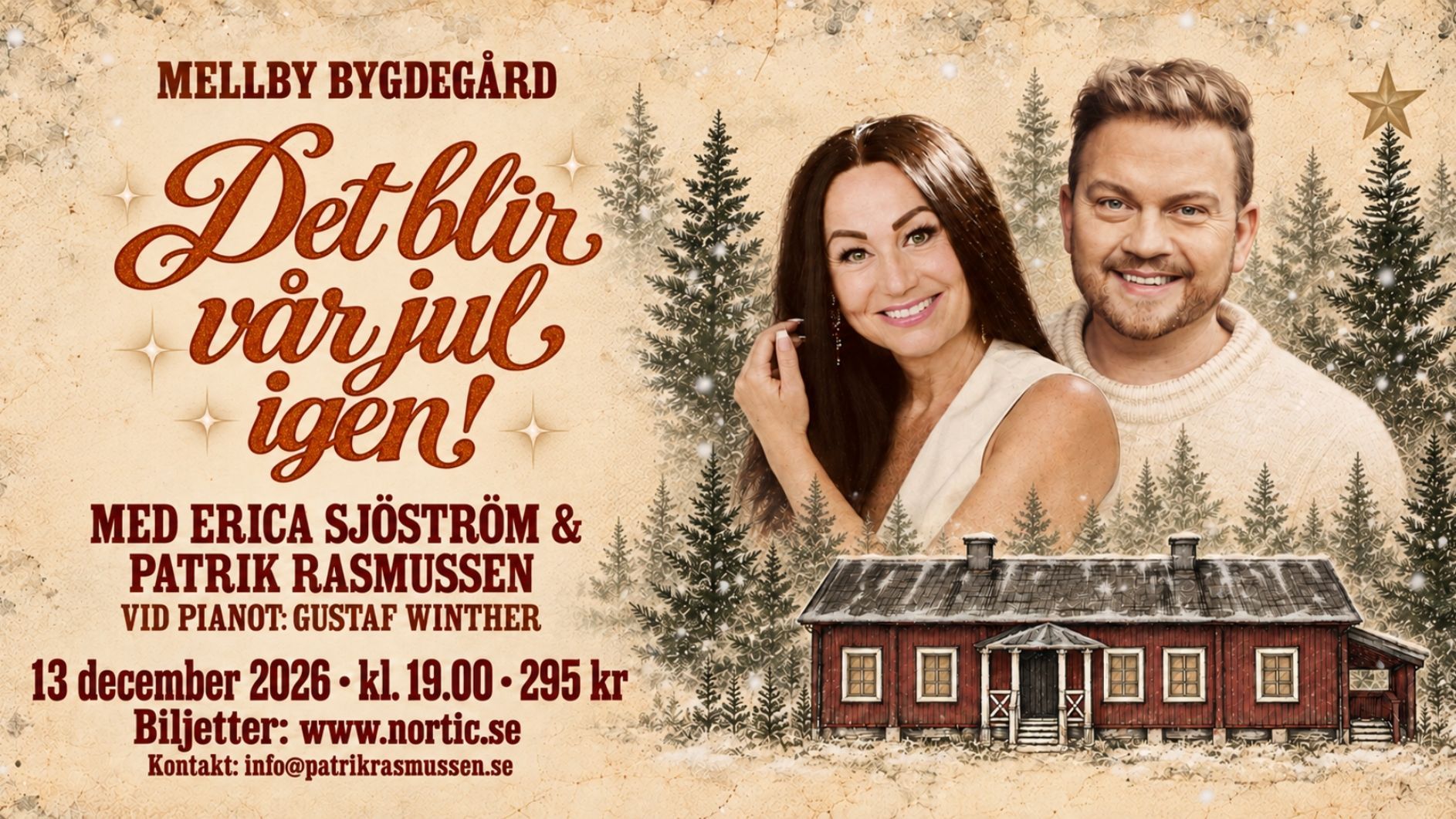 ✨ Det blir vår jul igen! – Erica Sjöström & Patrik Rasmussen