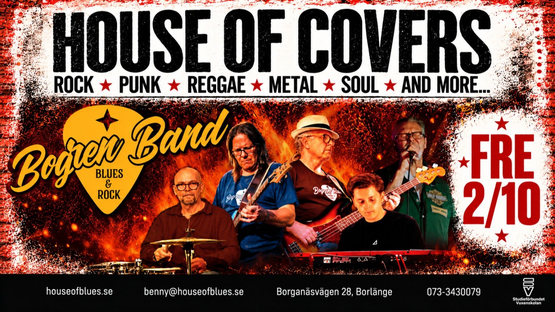 2/10 Bogren Band, covers