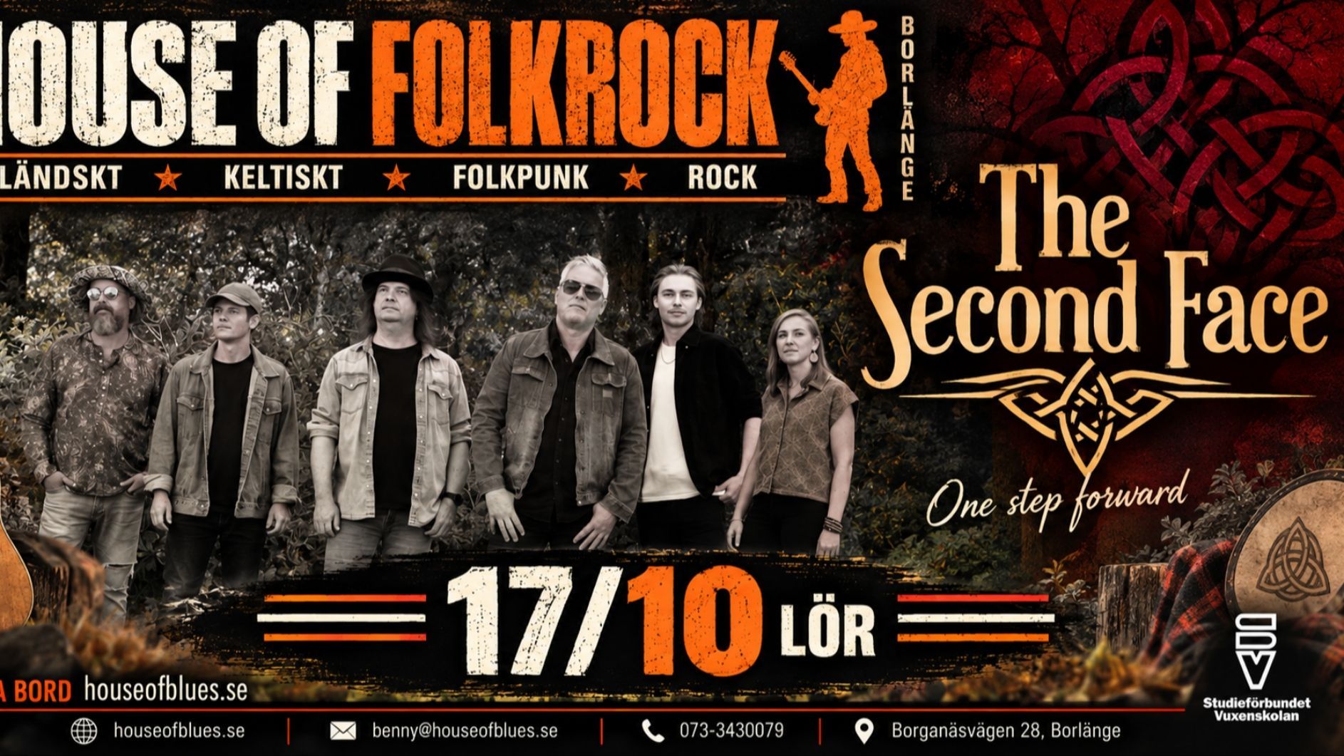 17/10 HOUSE OF Rock med SECOND FACE