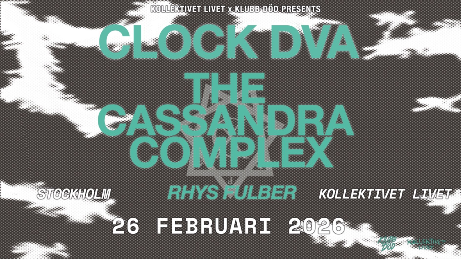 Clock DVA + The Cassandra Complex + Rhys Fulber