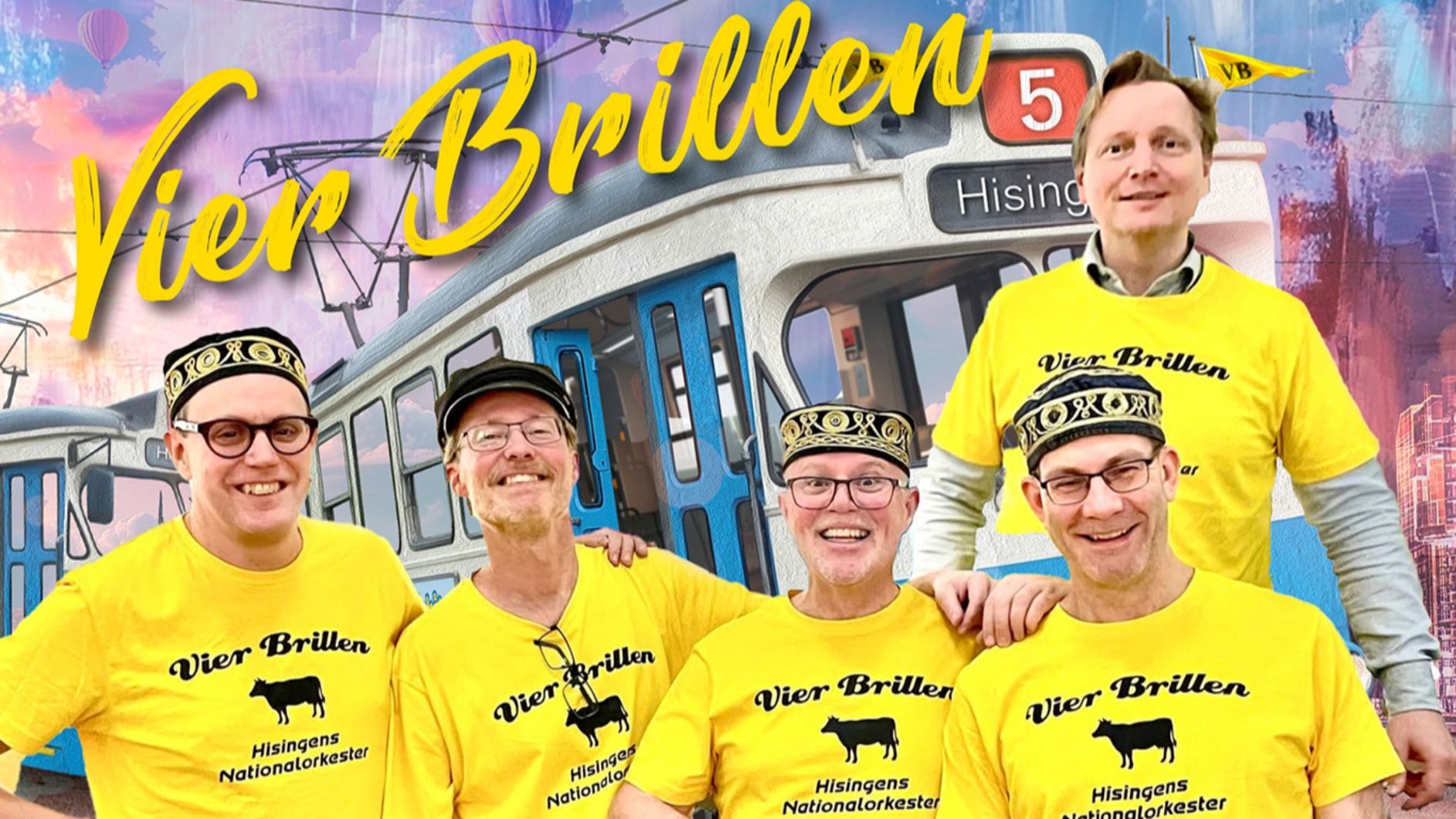 Vier Brillen