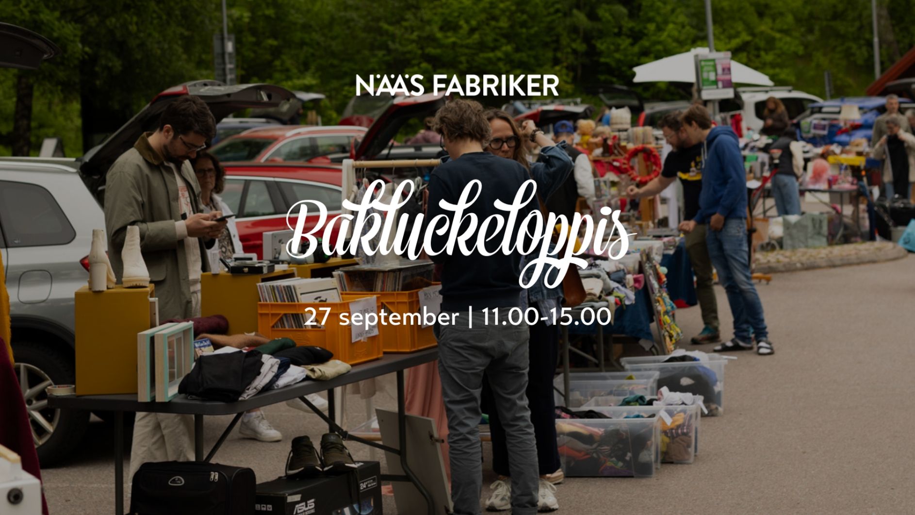 Bakluckeloppis på Nääs Fabriker