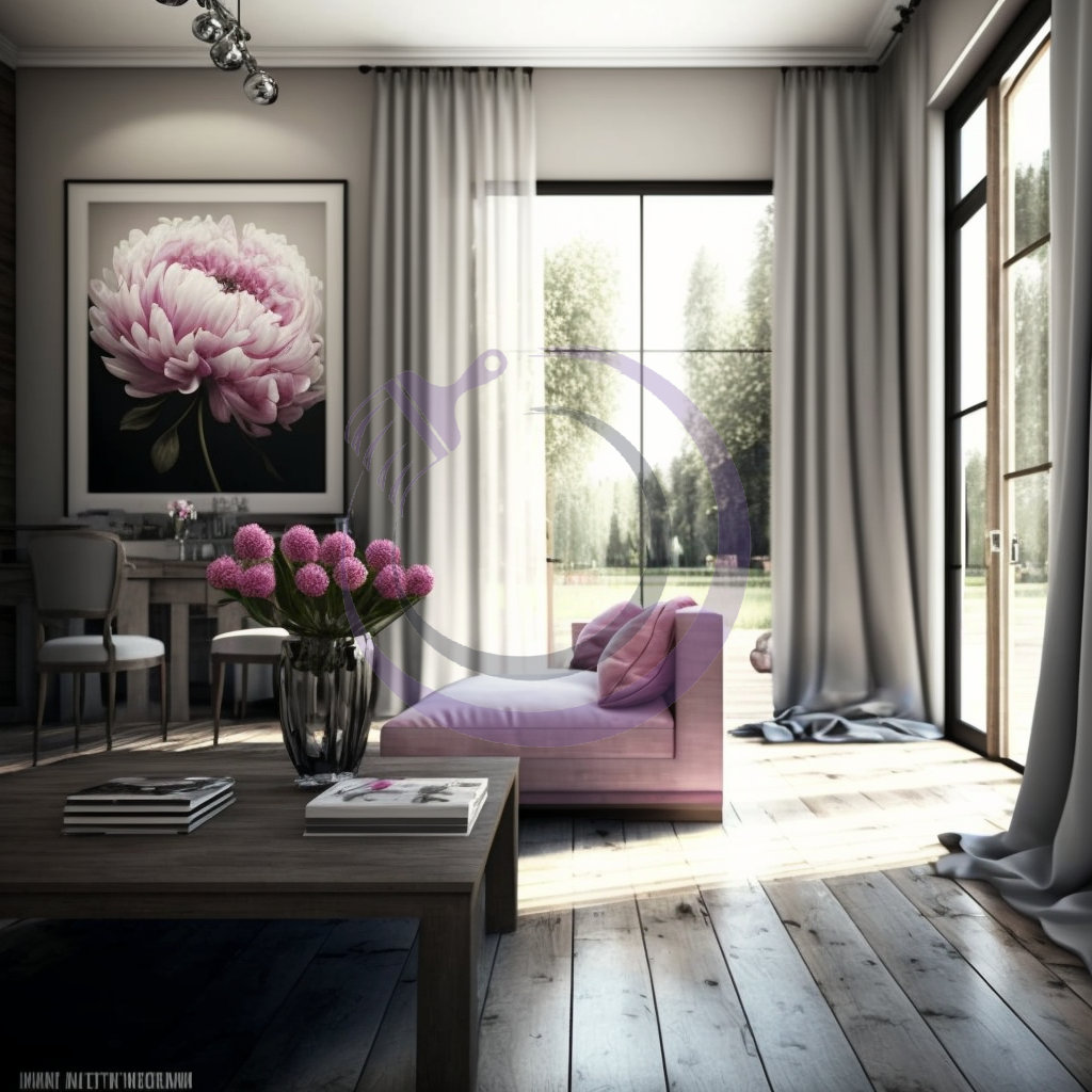 تصميم غرفة معيشة ألوان فاتحة جميلة